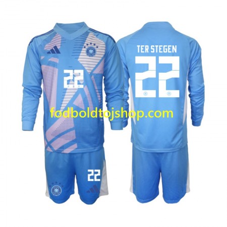 Tyskland Ter Stegen 22 Målmand Børn 4 trøje 2024-25 L/S